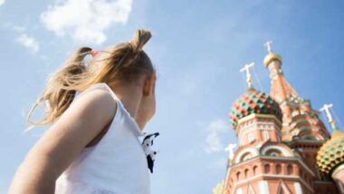 Rusland reizen met kinderen - Rode plein cat_